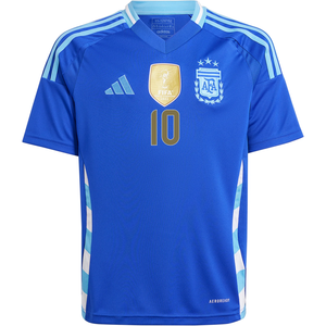 adidas Youth Argentina Lionel Messi Away Jersey 24/25 (Lucid Blue/Blue Burst)