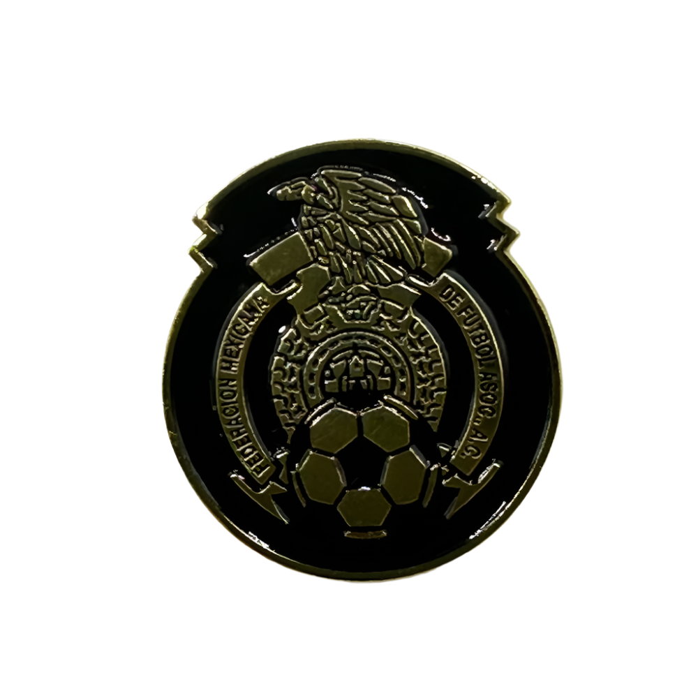 Mexico Black Gold Enamel Pin