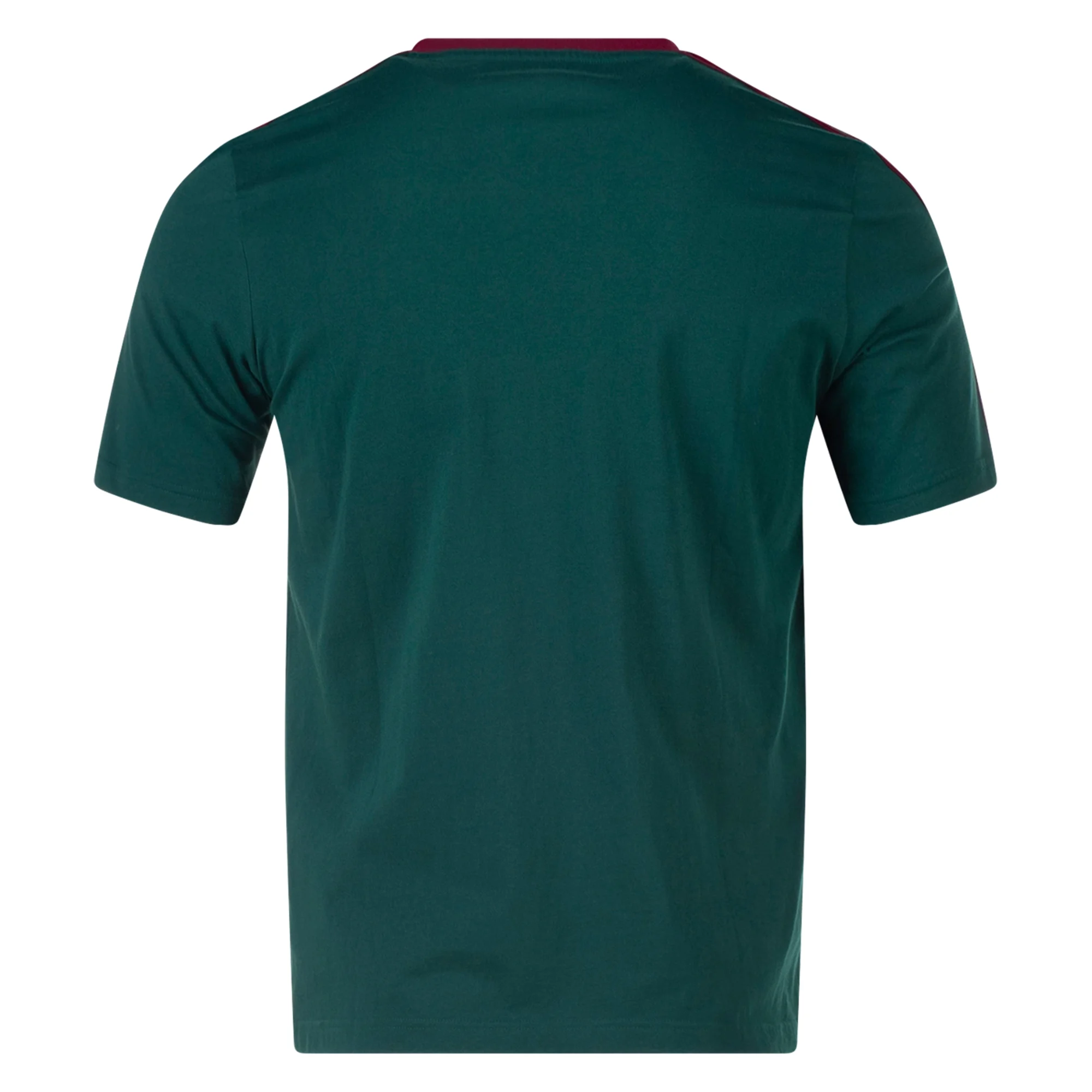 adidas Mexico DNA 3 Stripe T-Shirt (Dark Green) - Soccer Wearhouse