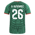 adidas Men's Brian Gutiérrez Mexico Home 2026 World Cup Jersey (Bold Green)