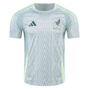 adidas Mens Mexico Authentic Away Jersey 24/25 (Linen Green)