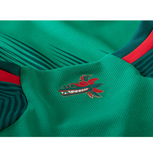 Adidas Mexico Santi Gimenez Authentic Home Jersey w/ Gold Cup Patches 22/23 (Vivid Green) Size M