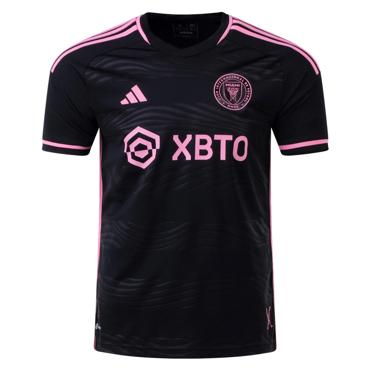 adidas Inter Miami Authentic Away Jersey 23/24 (Black/Pink) - Soccer ...