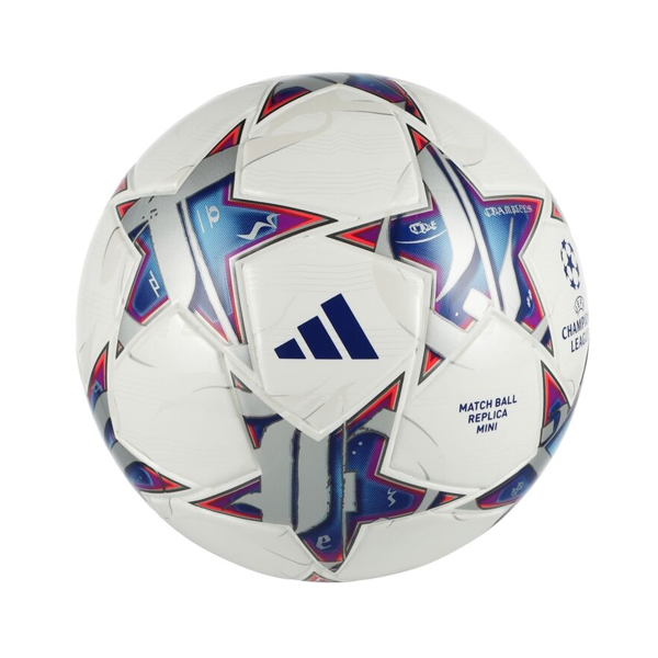 adidas Champions League Mini Ball 23/24 (White/Silver Metallic)