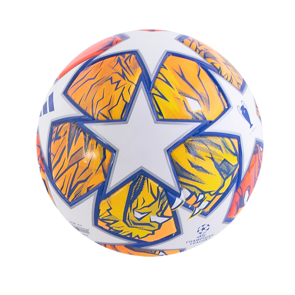 adidas Champions League Mini Ball 23/24 (White/Glory Blue/Flash Orange Soccer Wearhouse