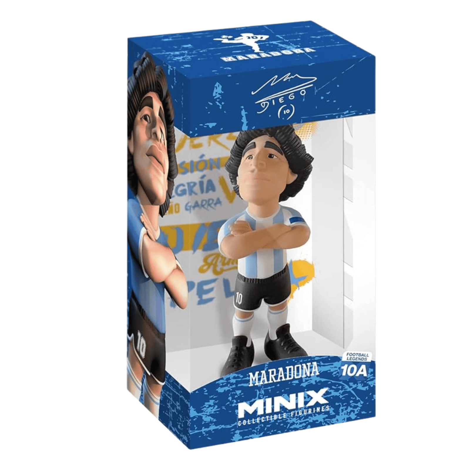 MINIX Argentina Diego Maradona Figure (White/Blue) | SoccerWearhouse