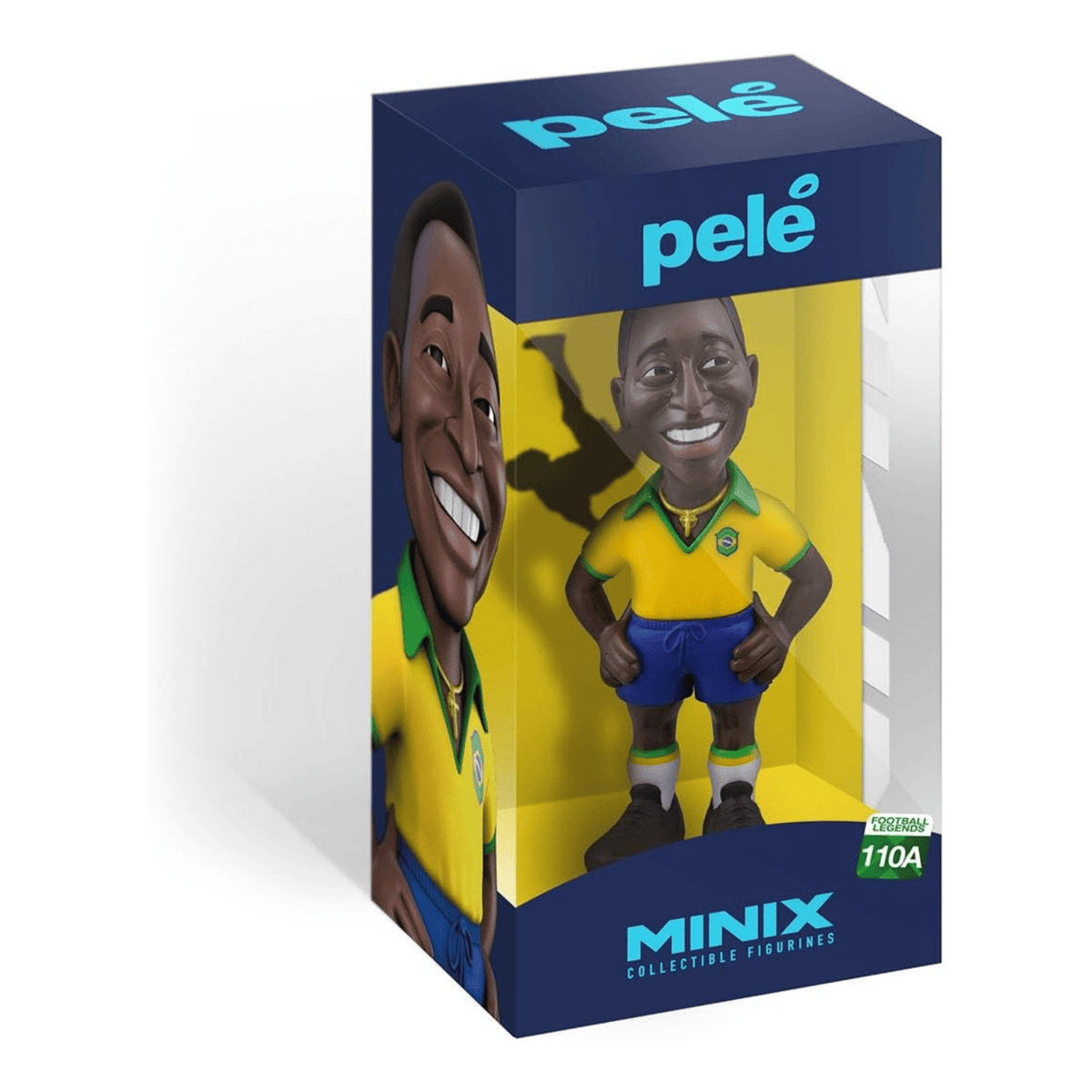 MINIX Brazil Pelé Crown Collectible Figure (Yellow) | SoccerWearhouse