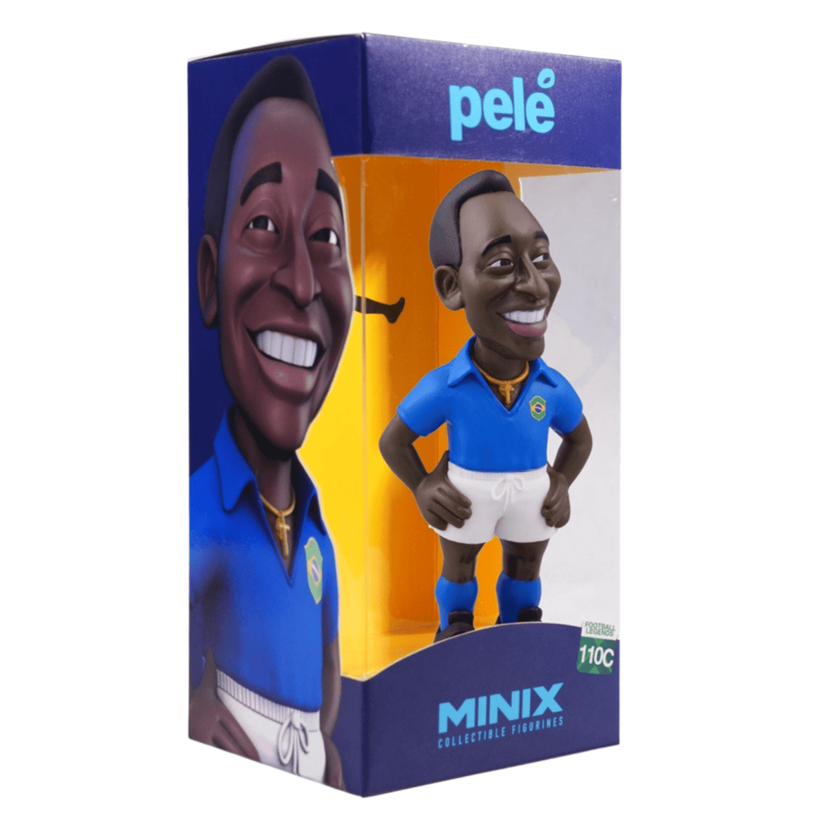MINIX Brazil Pelé Figure (Blue) | SoccerWearhouse
