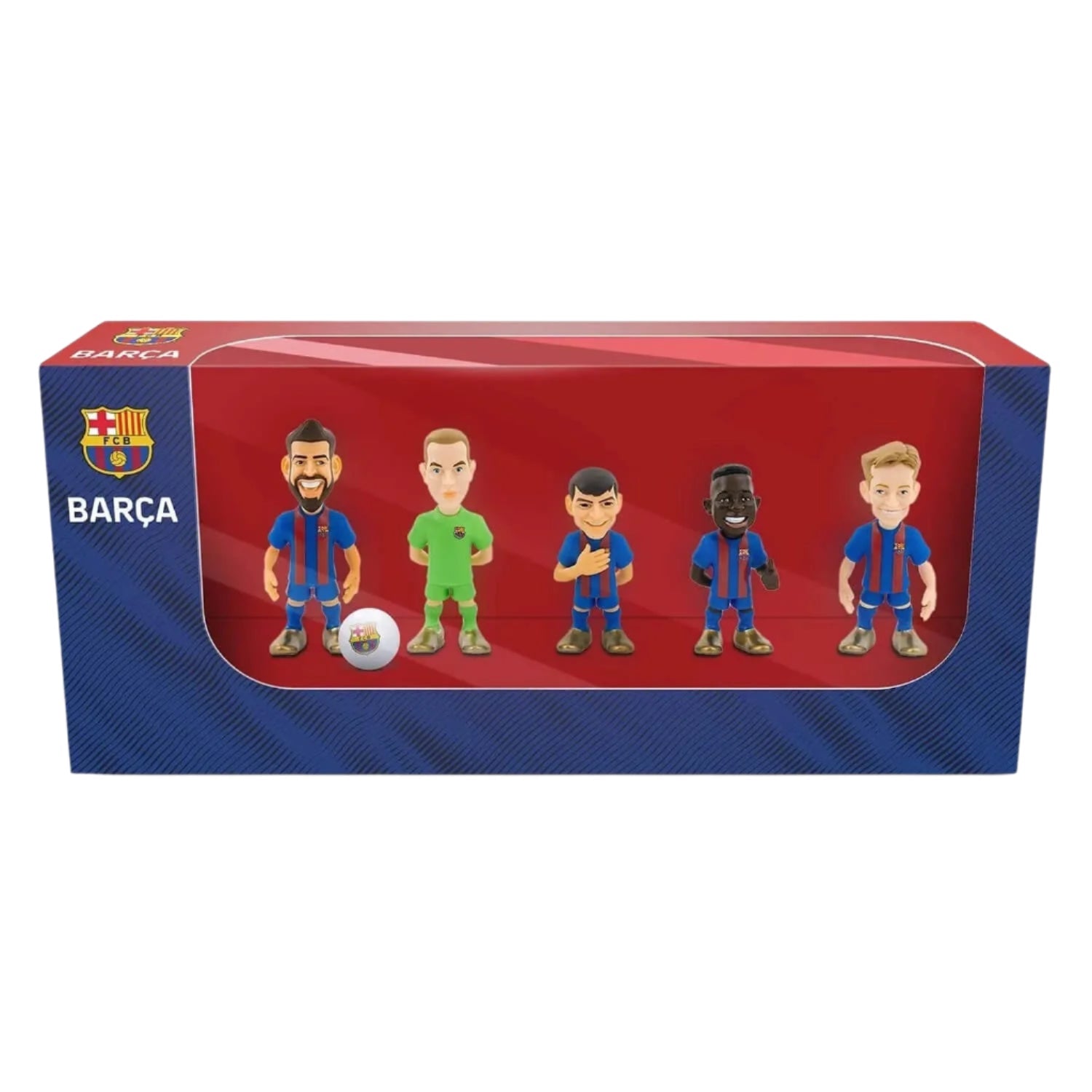 Minix FC Barcelona 5 Pack Figurines (Navy) | SoccerWearhouse
