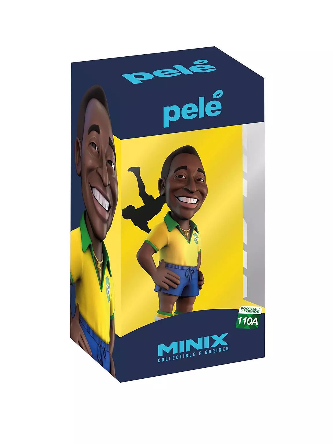 Minix Pelé Blue Mini Collectible Figure (Blue) | SoccerWearhouse