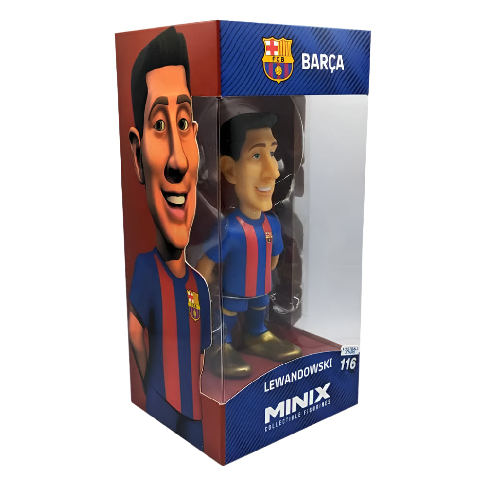 Minix FC Barcelona Lewandowski Figure (Navy/Maroon)