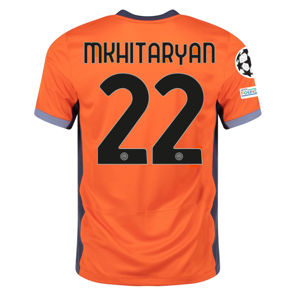 Nike Inter Milan Henrikh Mkhitaryan Third Jersey w Champions League P Soccer Wearhouse