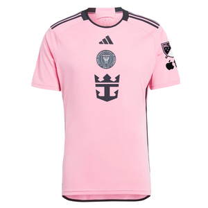 adidas Inter Miami Benjamin Cremaschi Royal Caribbean Home Jersey w/ MLS + Apple TV Patches 24/25 (Easy Pink)