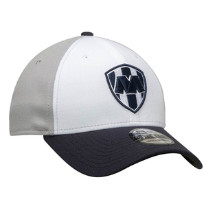 New Era Monterrey 39Thirty Hat (White/Navy/Grey)
