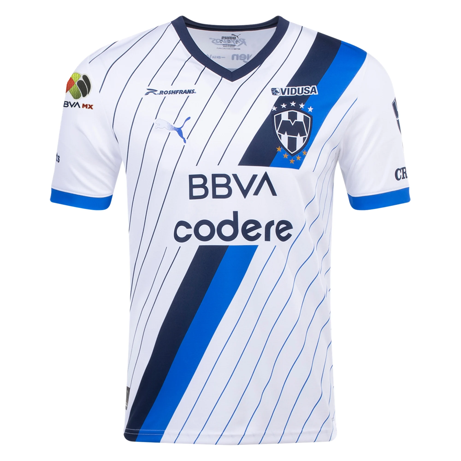 Puma Monterrey Away Jersey w/ Liga MX Patch 23/24 (Puma White)