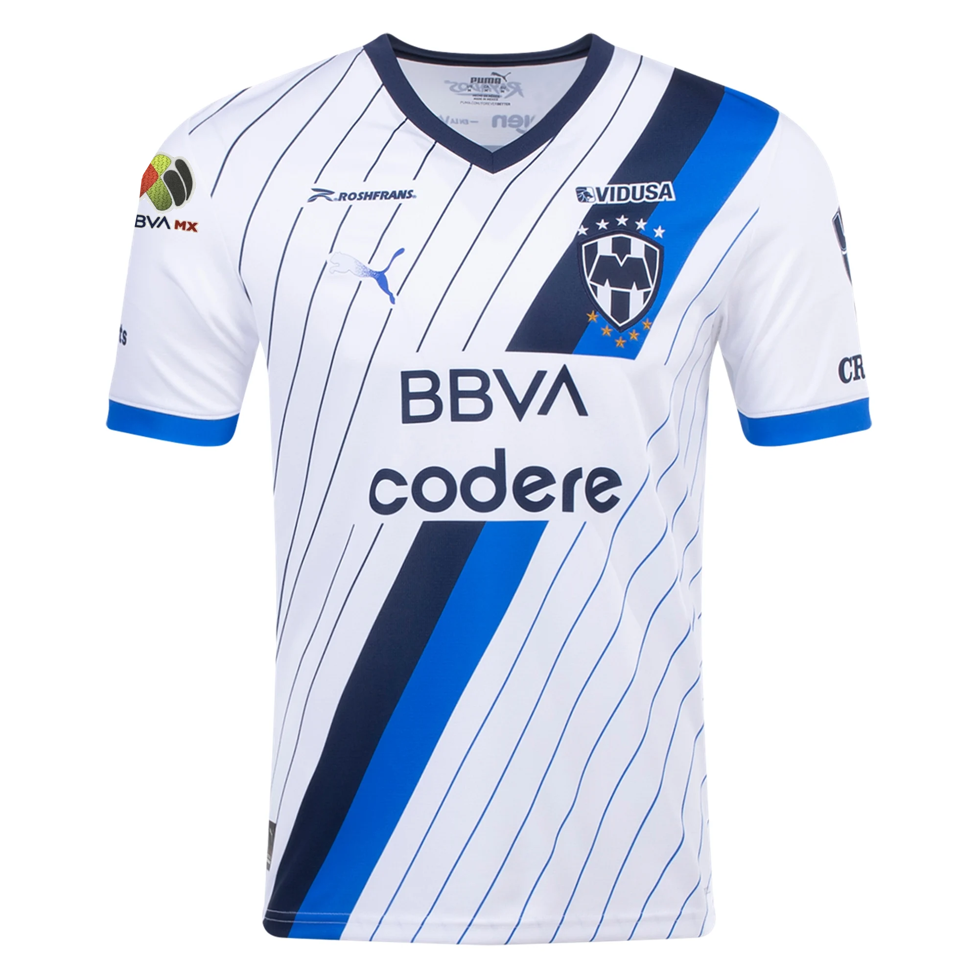 Puma Monterrey Away Jersey w/ Liga MX Patch 23/24 (Puma White)