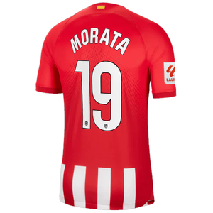 Nike Atletico Madrid Alvaro Morata Home Jersey w/ La Liga Patch 23/24 (Sport Red/Global Red)