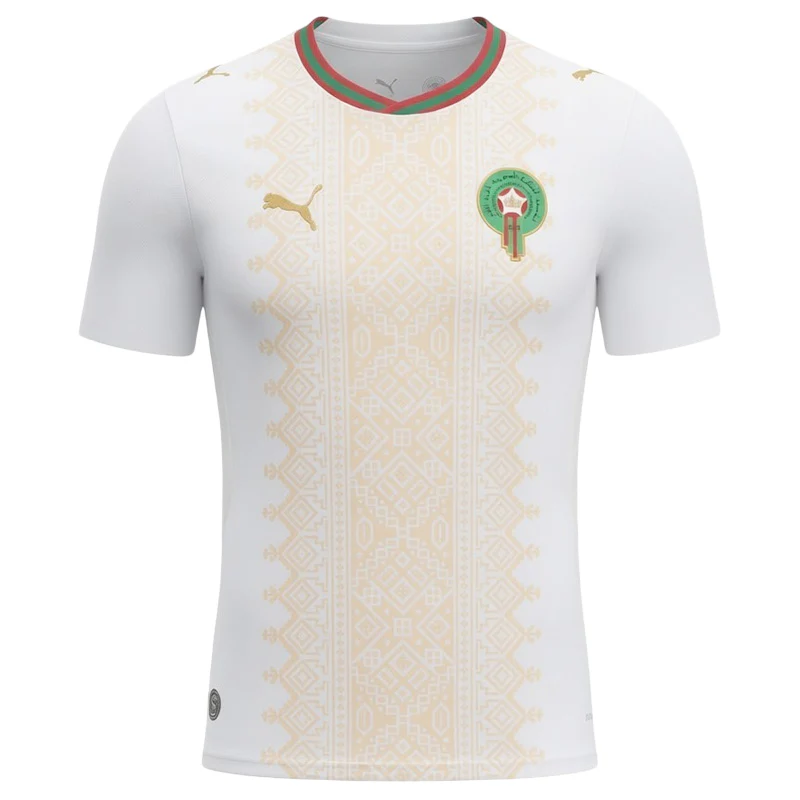 Puma Mens Morocco Away Jersey 2026 (White/Gold)