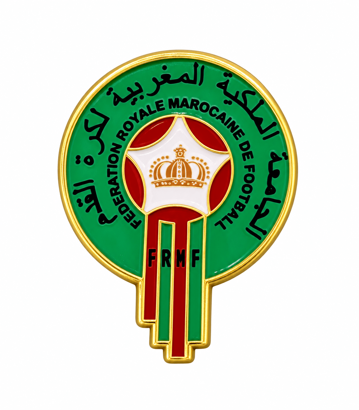 Morocco Football Federation Enamel Pin | SoccerWearhouse