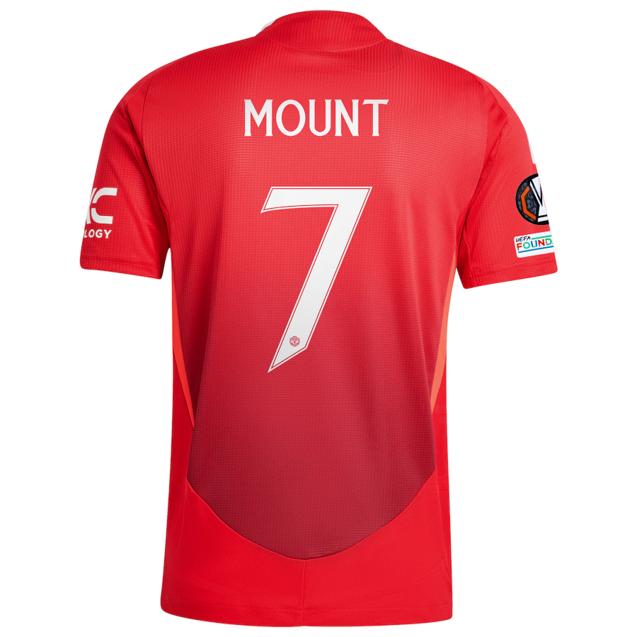 adidas Manchester United Authentic Mason Mount Home Jersey w