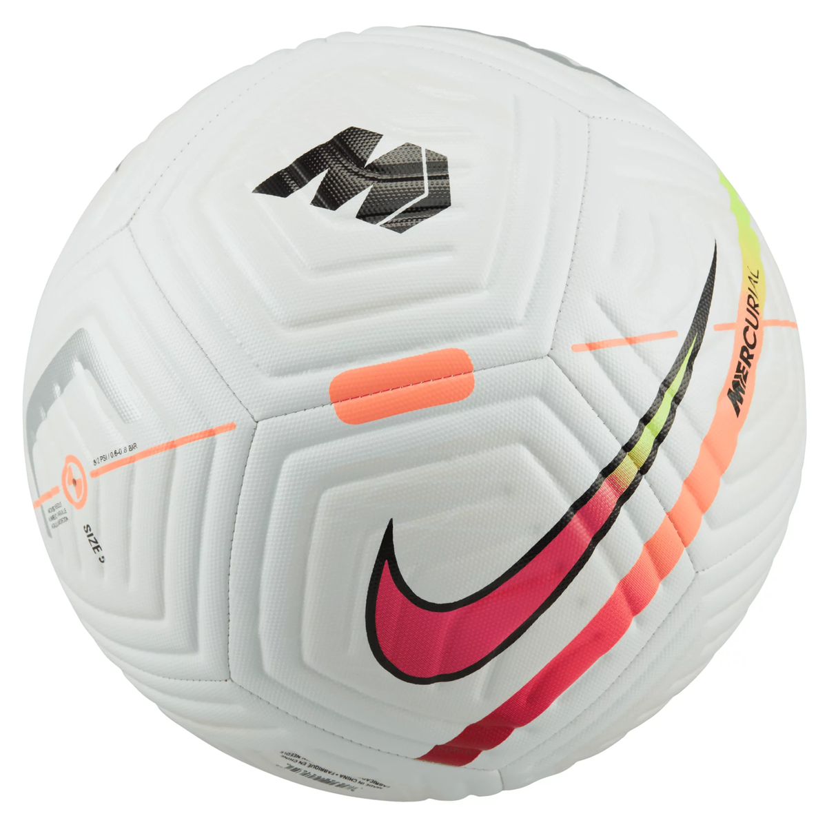 Nike Academy Marcus Rashford Ball White Black Multi Soccer