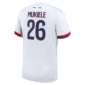 Nike Paris Saint-Germain Authentic Nordi Mukiele Away Jersey 24/25 (White/Midnight Navy)