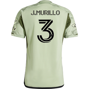 Adidas LAFC Jesus Murillo Away Jersey w/ MLS + Apple TV Patches 24/25 (Magic Lime)