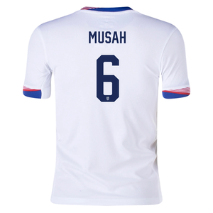 Nike Youth United States Yunus Musah Home Jersey 24/25 (White)