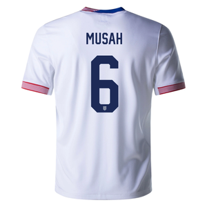 Nike United States Yunus Musah Home Jersey 24/25 (White)