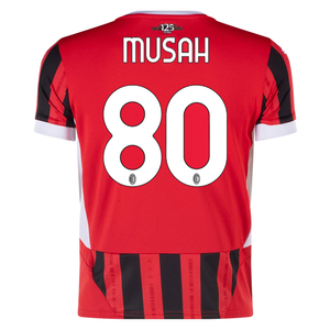 Puma Youth AC Milan Yunus Musah Home Jersey 24/25 (Puma Red/Black)