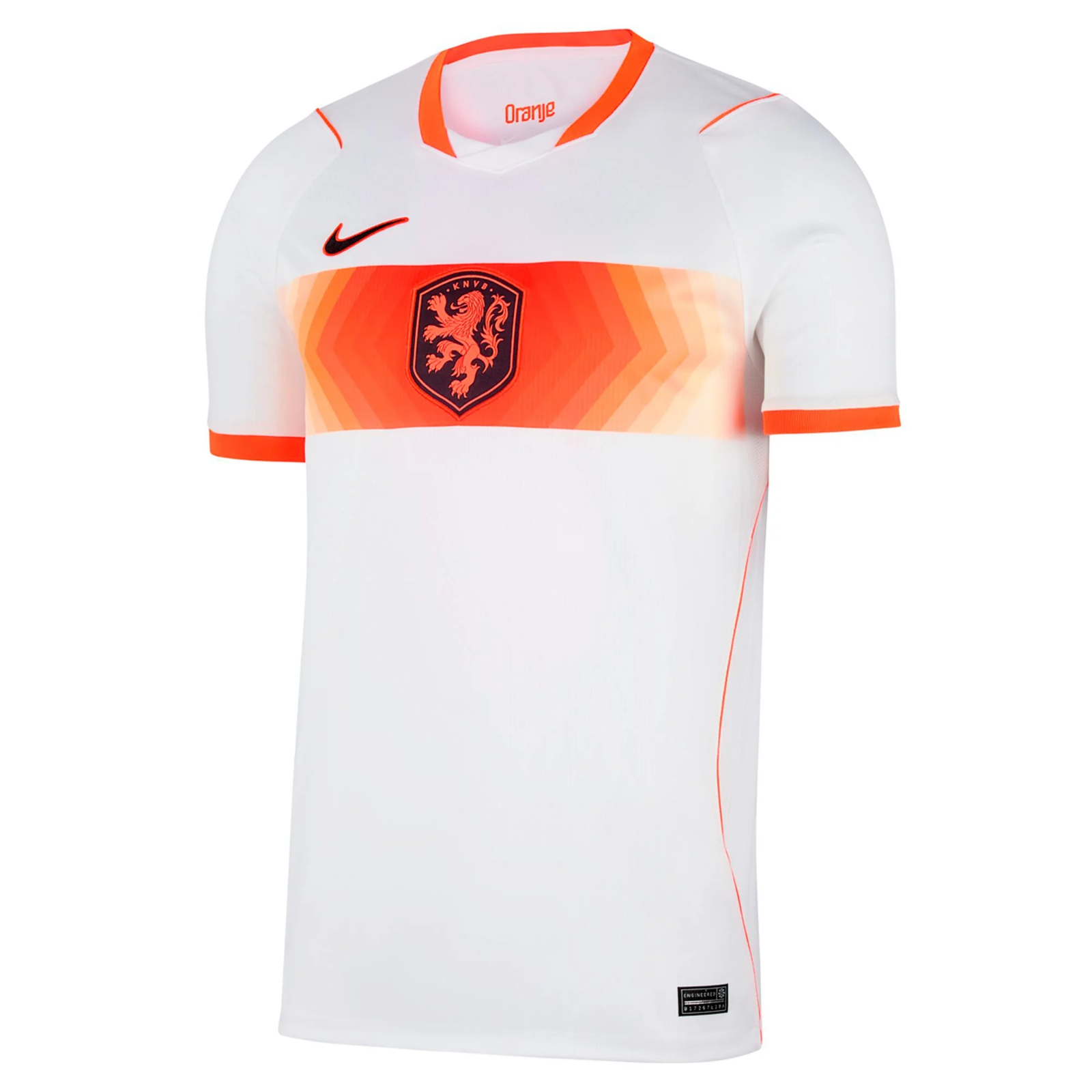 Nike Mens Netherlands Away Jersey 2026 (White/Hyper Crimson)
