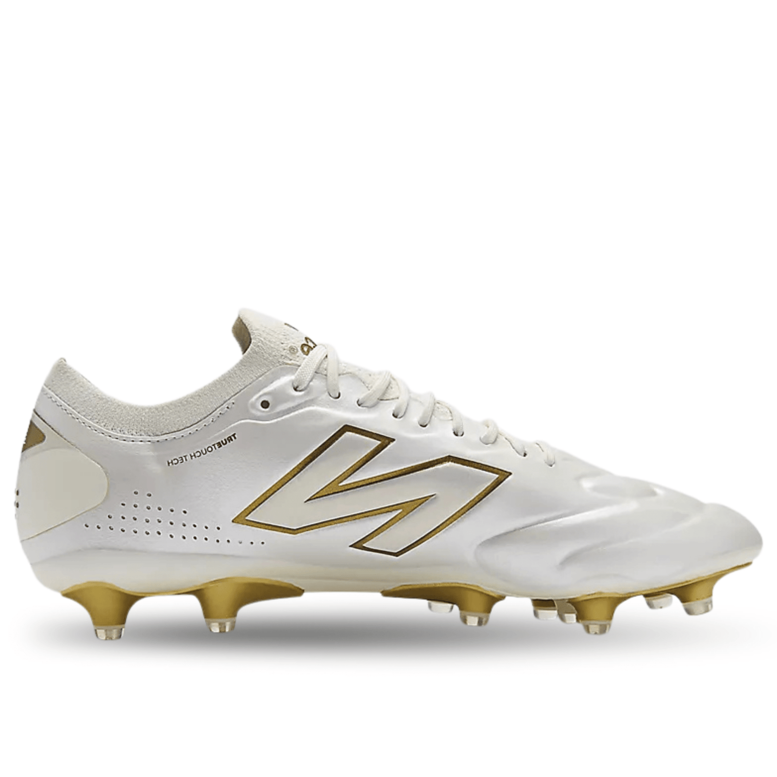 New Balance 442 Elite Knit FG V3 First Edition Soccer Cleats (White/Brown) | SoccerWearhouse