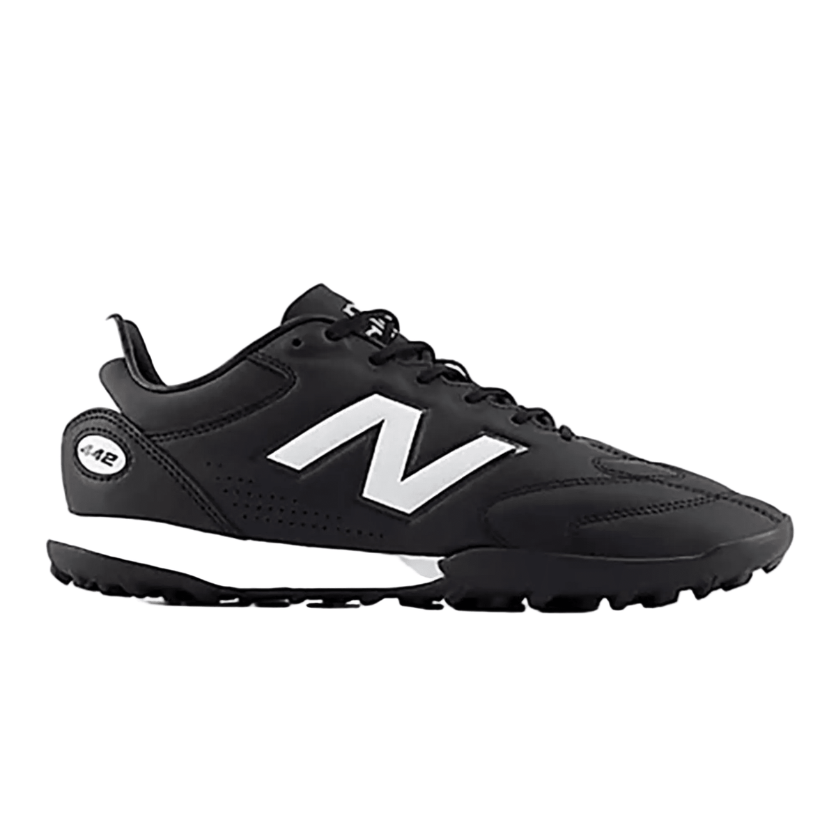 New Balance 442 Pro TF V3 Turf Soccer Shoes (Black/White) | SoccerWearhouse