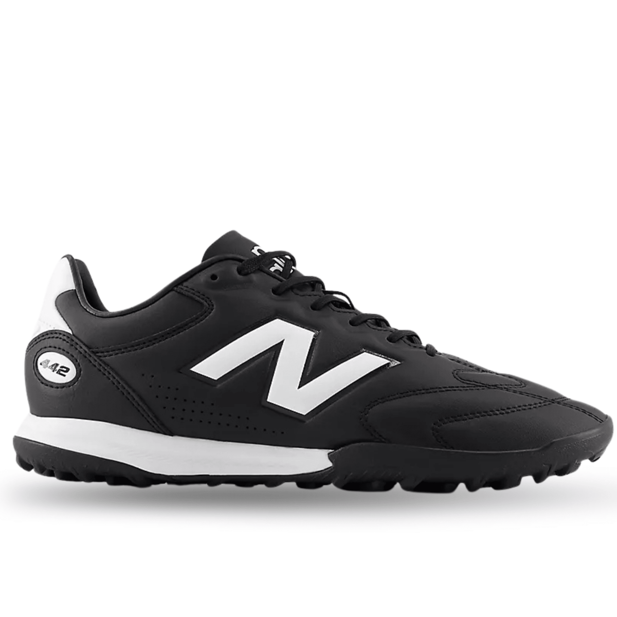 New Balance 442 Pro TF V3 Turf Soccer Shoes (Black/White) | SoccerWearhouse