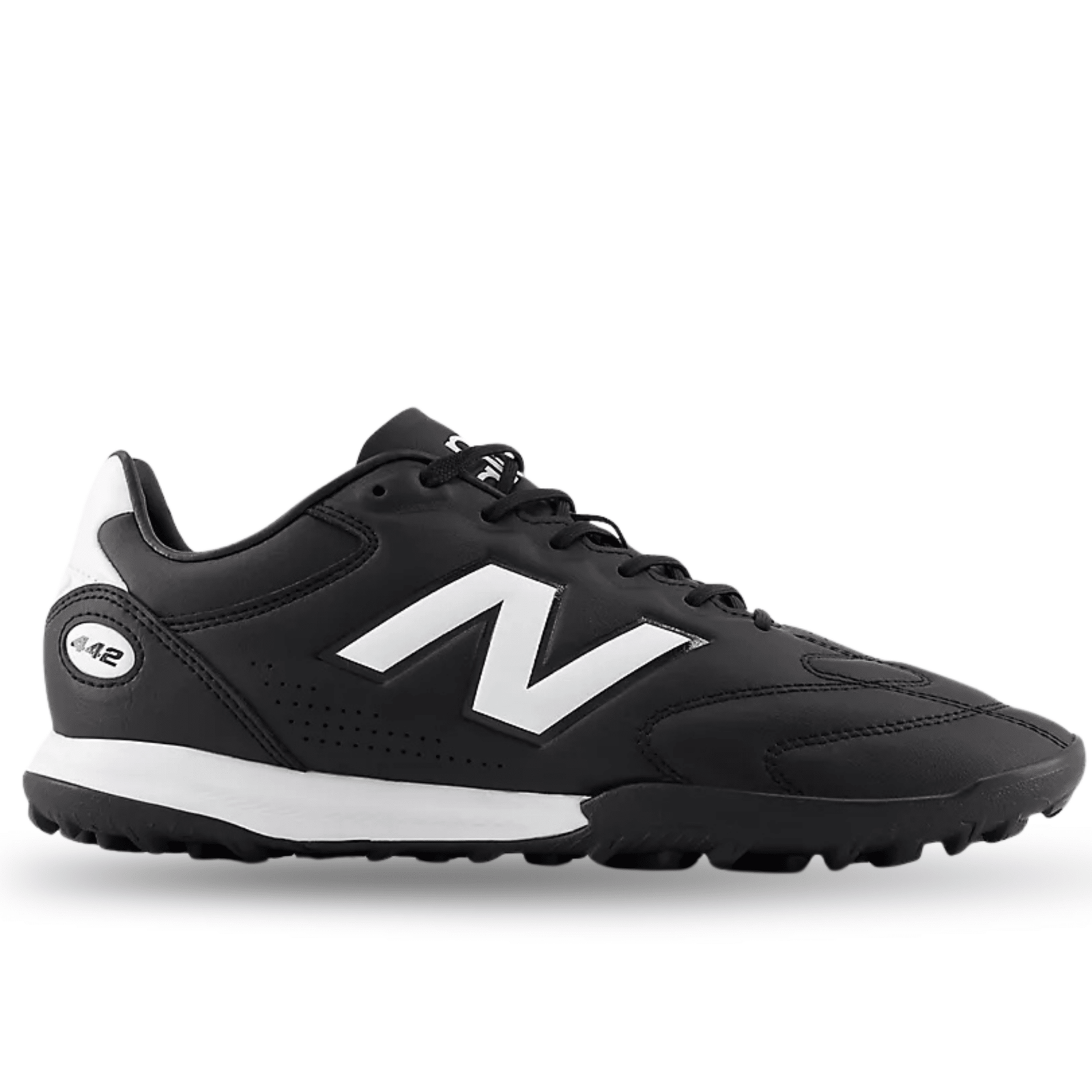 New Balance 442 Pro TF V3 Turf Soccer Shoes (Black/White) | SoccerWearhouse