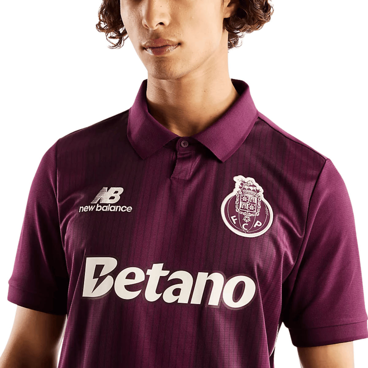New Balance FC Porto Away Jersey 26/27 (Burgundy) | SoccerWearhouse
