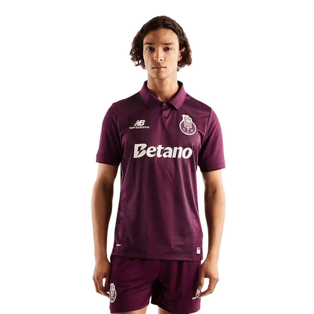 New Balance FC Porto Away Jersey 26/27 (Burgundy) | SoccerWearhouse