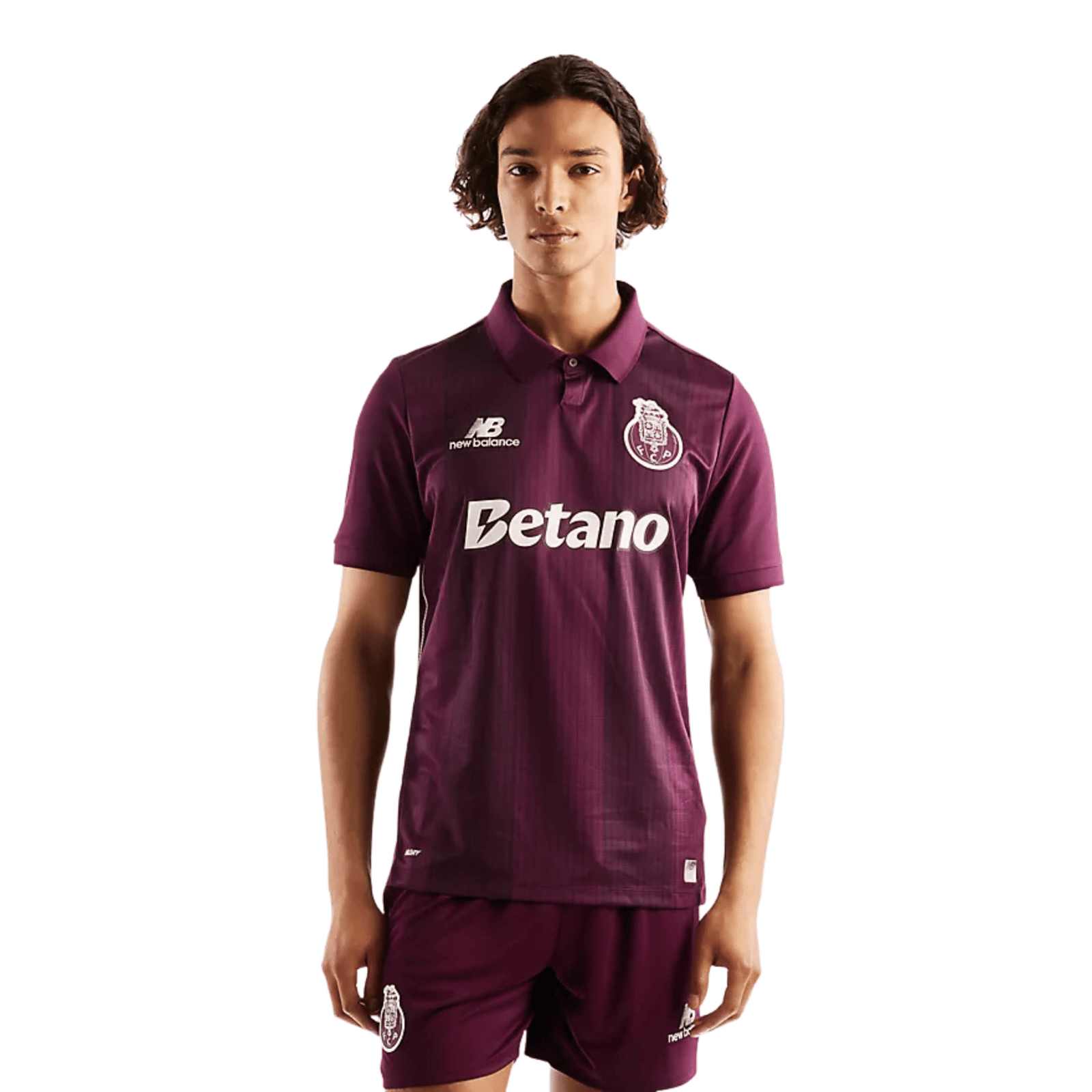 New Balance FC Porto Away Jersey 26/27 (Burgundy) | SoccerWearhouse