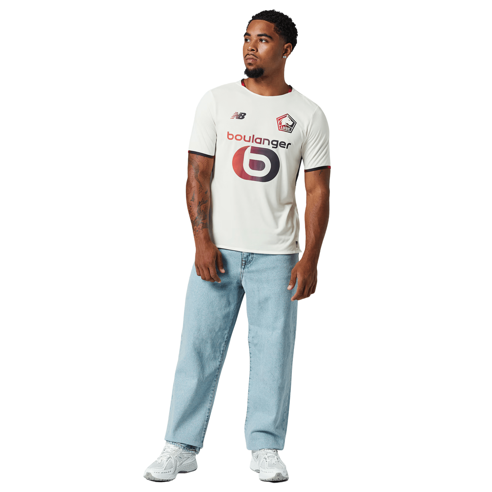 New Balance Men's Lille Away Jersey 25/26 (White) | SoccerWearhouse