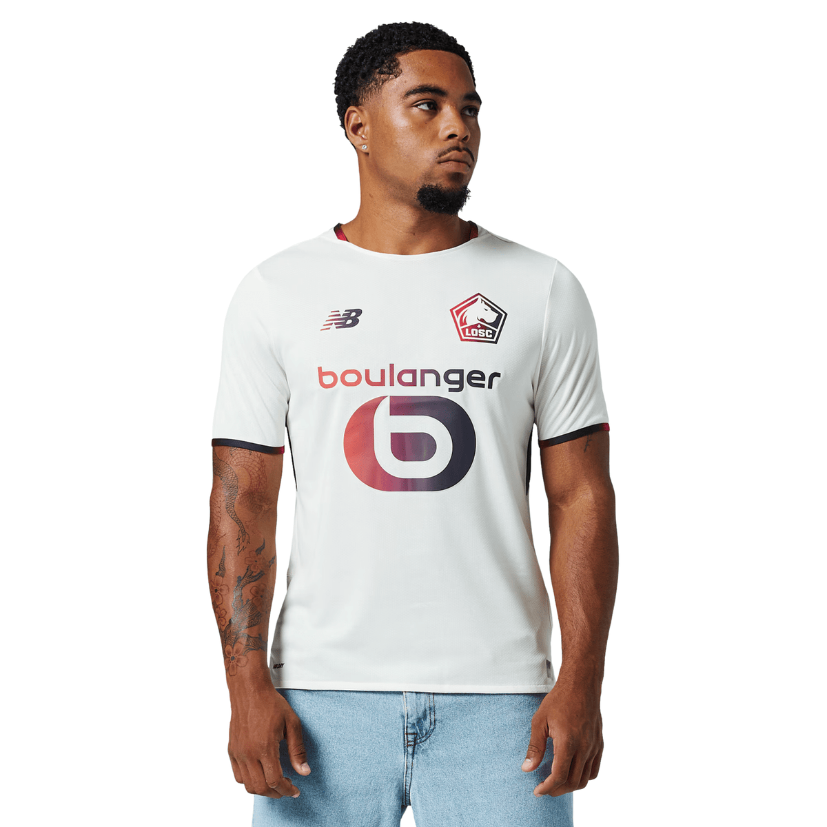 New Balance Men's Lille Away Jersey 25/26 (White) | SoccerWearhouse