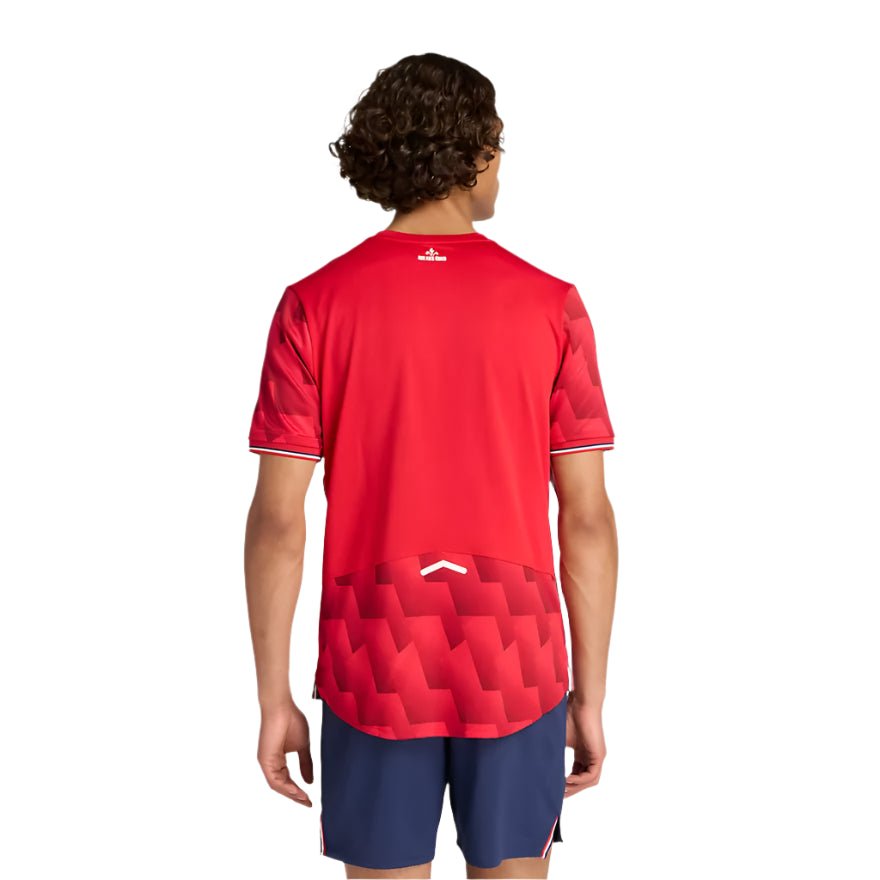 New Balance Men's Lille OSC Home Jersey 25/26 (Red) | SoccerWearhouse