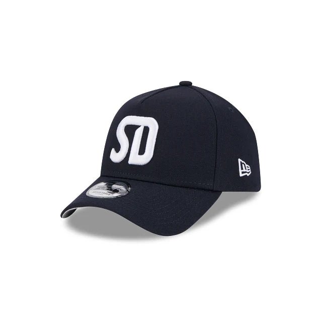 New Era 9Seventy San Diego Stretch Snap Adjustable Hat (Navy)