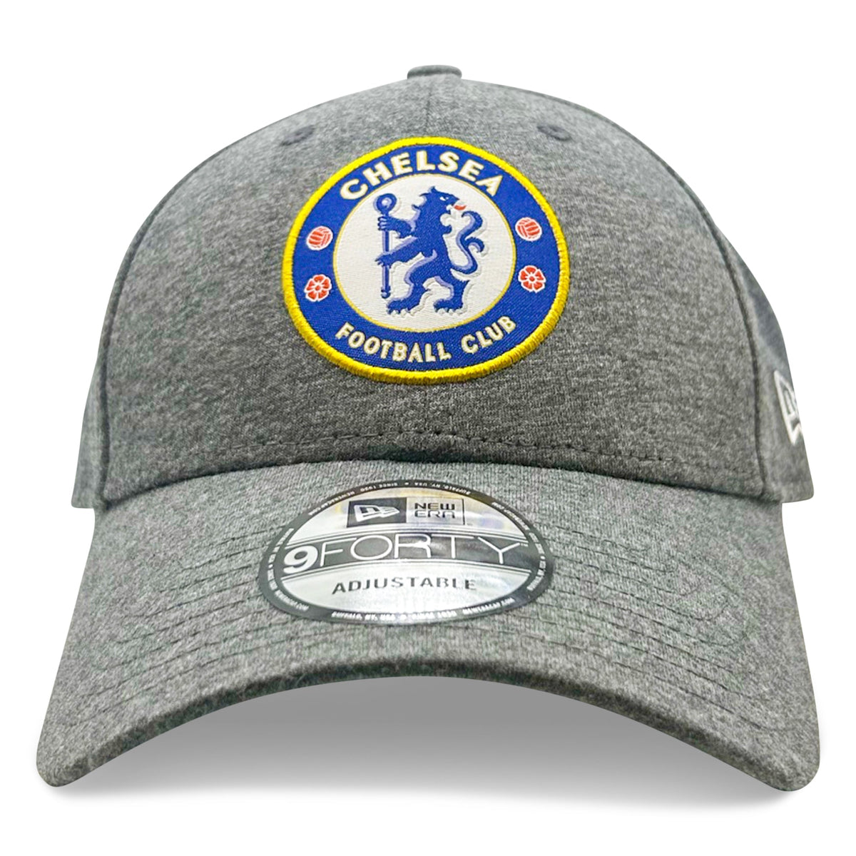 New Era Chelsea 9Forty Adjustable Hat (Heather Grey) | SoccerWearhouse
