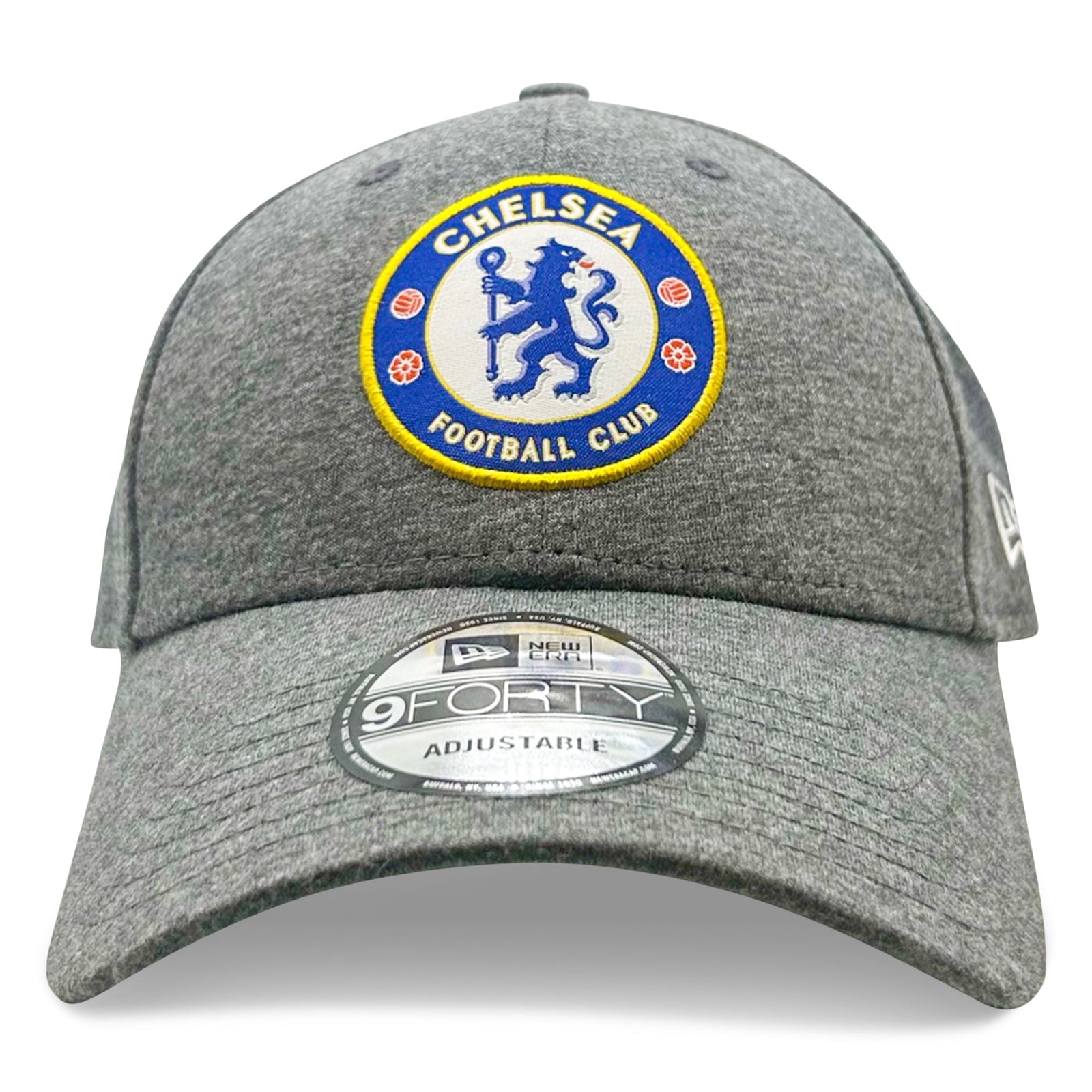 New Era Chelsea 9Forty Adjustable Hat (Heather Grey) | SoccerWearhouse