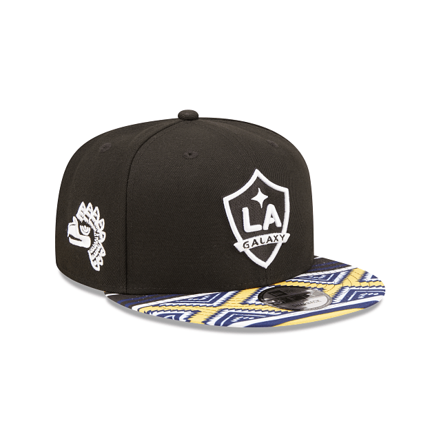 New Era LA Galaxy 9FIFTY Snapback Hat (Black/Multi) | SoccerWearhouse