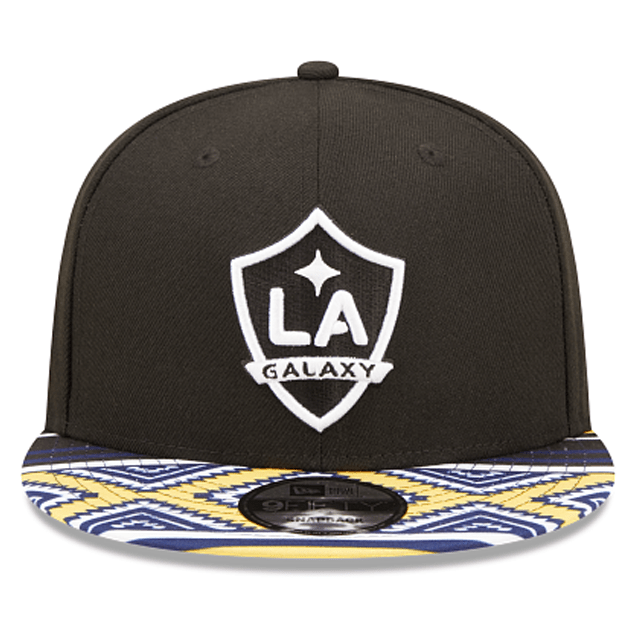 New Era LA Galaxy 9FIFTY Snapback Hat (Black/Multi) | SoccerWearhouse