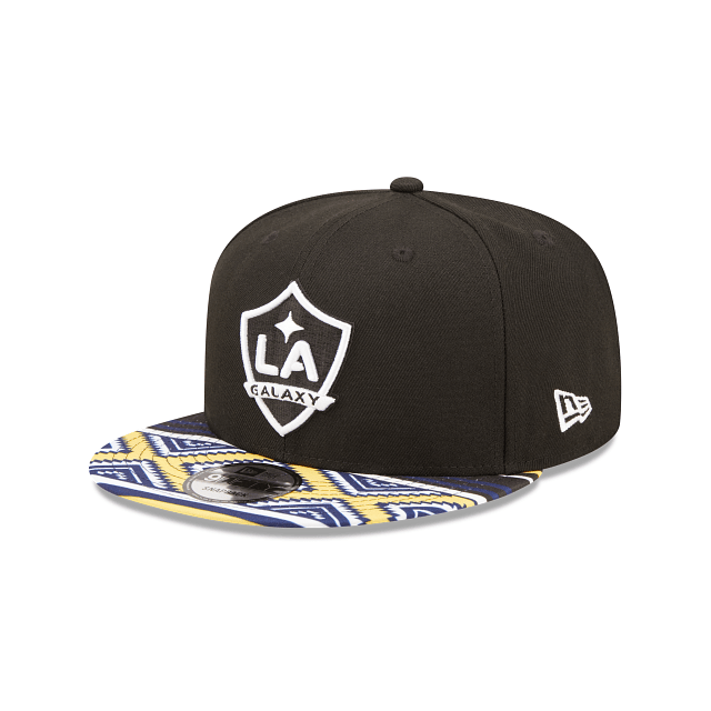 New Era LA Galaxy 9FIFTY Snapback Hat (Black/Multi) | SoccerWearhouse