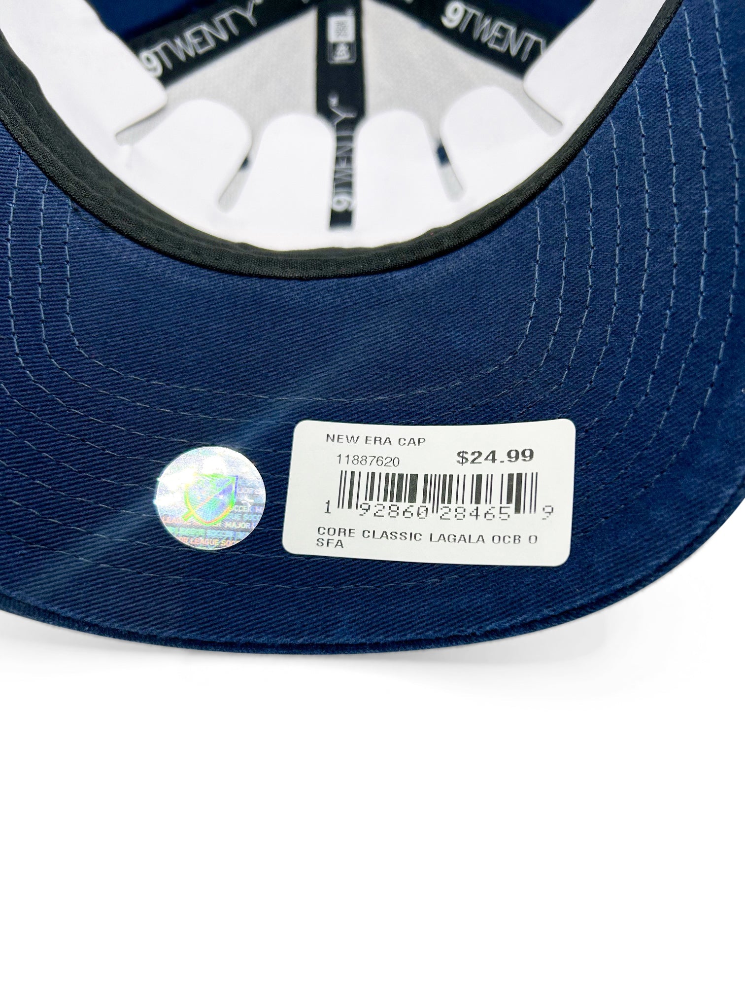New Era LA Galaxy 9Twenty Adjustable Hat (Navy) | SoccerWearhouse