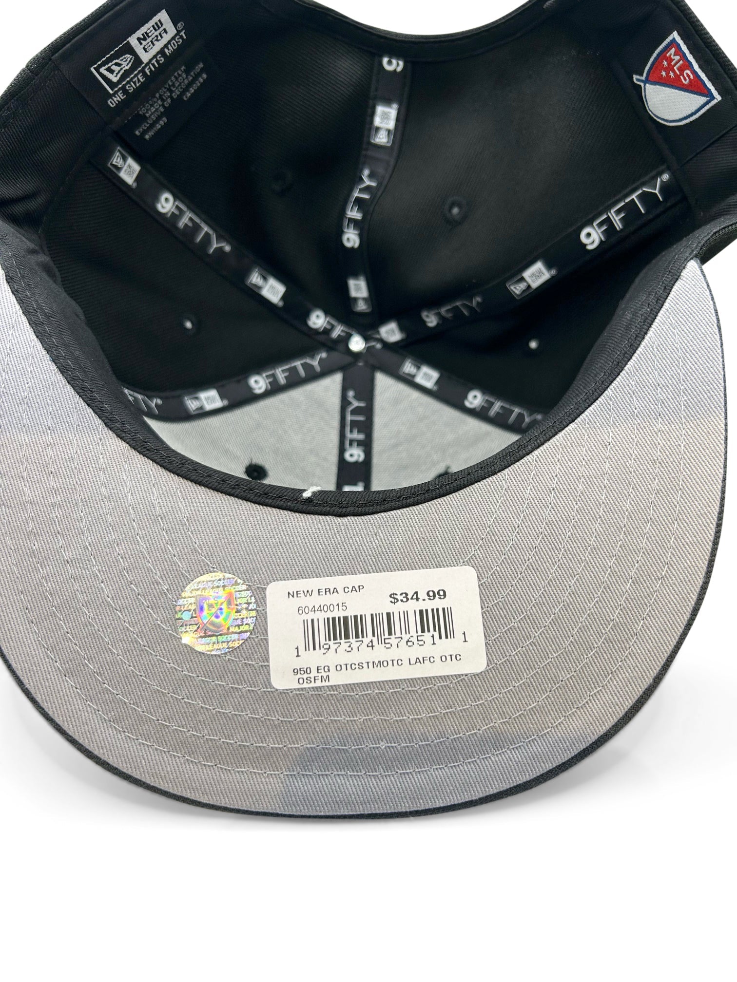 New Era LAFC 9Fifty Snapback Hat (Black/Grey) | SoccerWearhouse