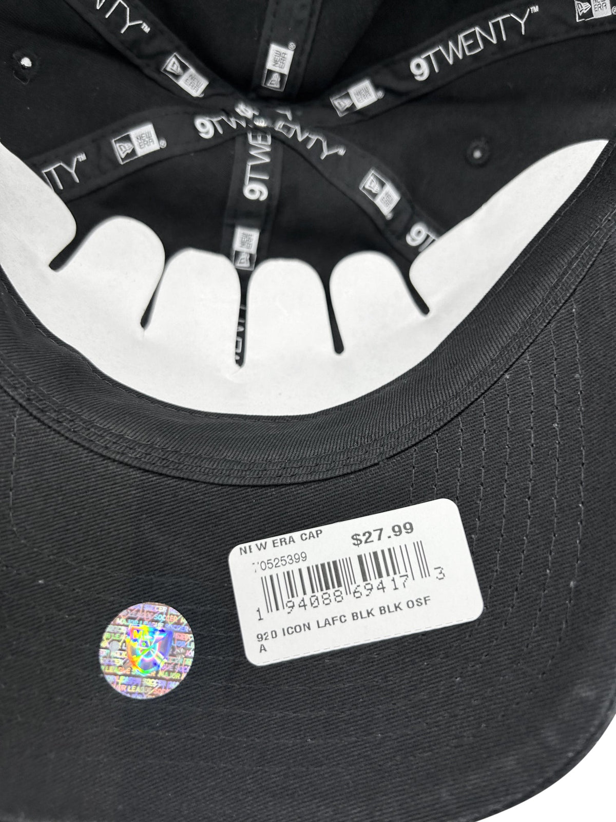 New Era LAFC 9Forty The League Adjustable Cap (Black/Gold) | SoccerWearhouse